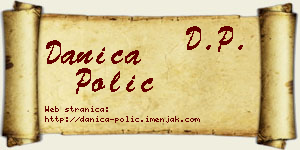 Danica Polić vizit kartica